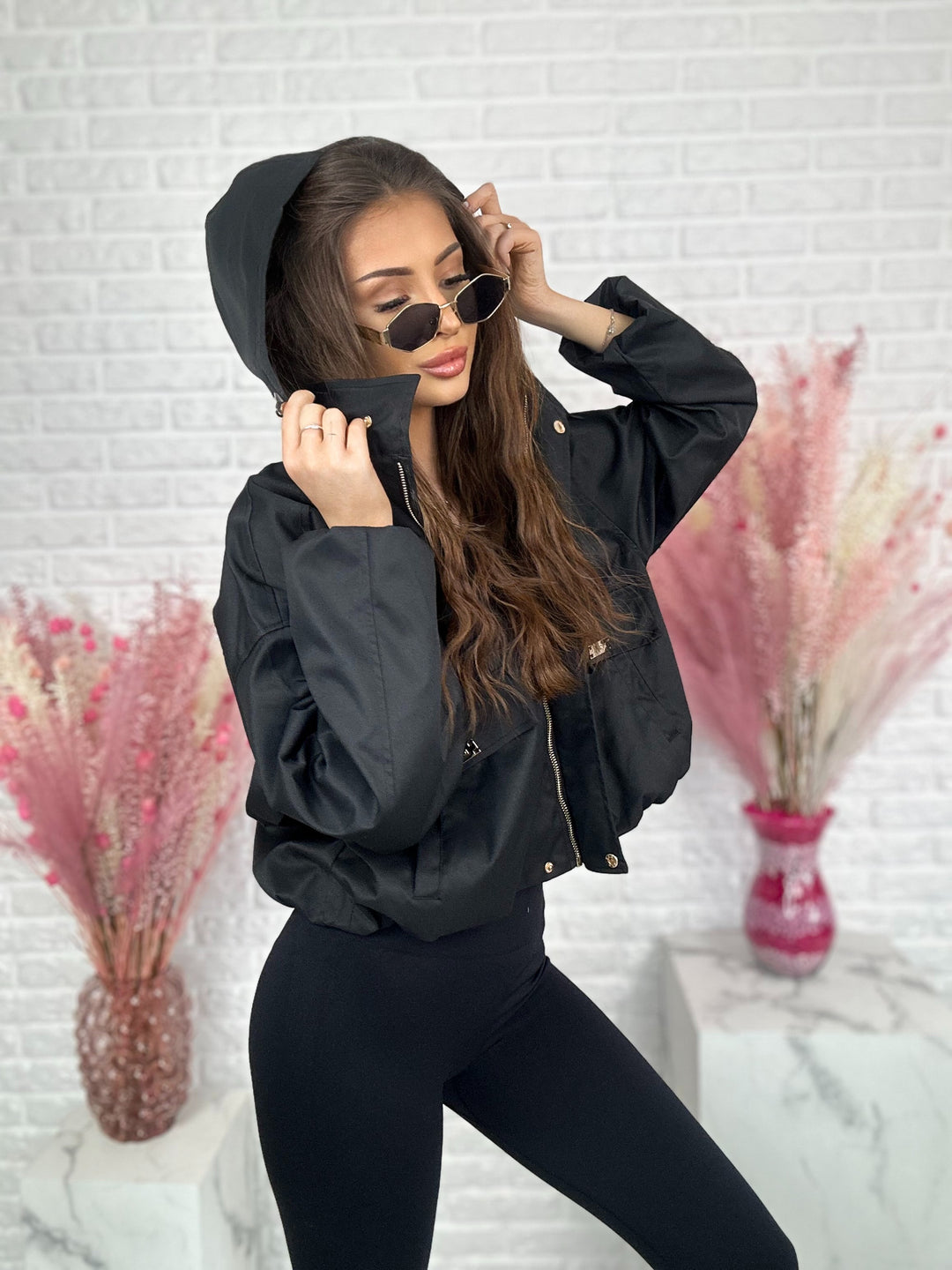 Kurtka oversize OLIMPIA z kapturem