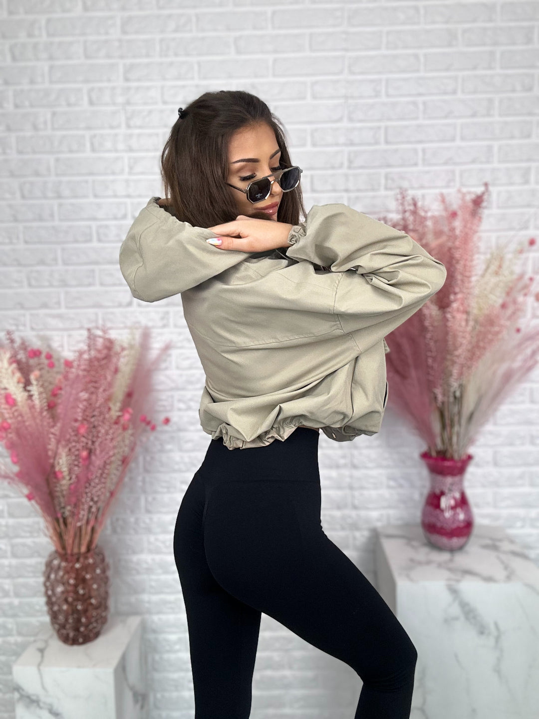 Kurtka oversize OLIMPIA z kapturem