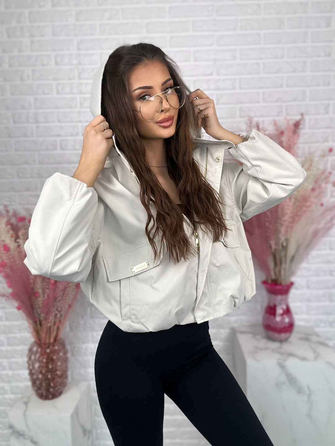 Kurtka oversize OLIMPIA z kapturem
