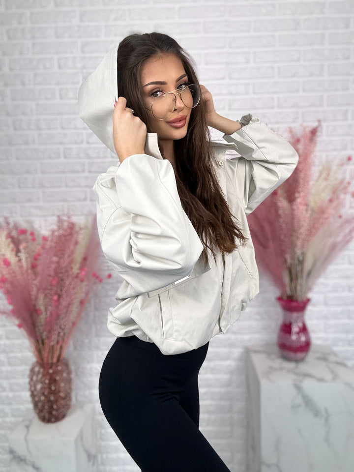 Kurtka oversize OLIMPIA z kapturem