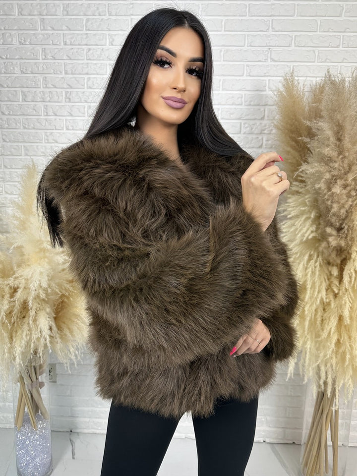Kurtka BEAR ELEGANCE brąz