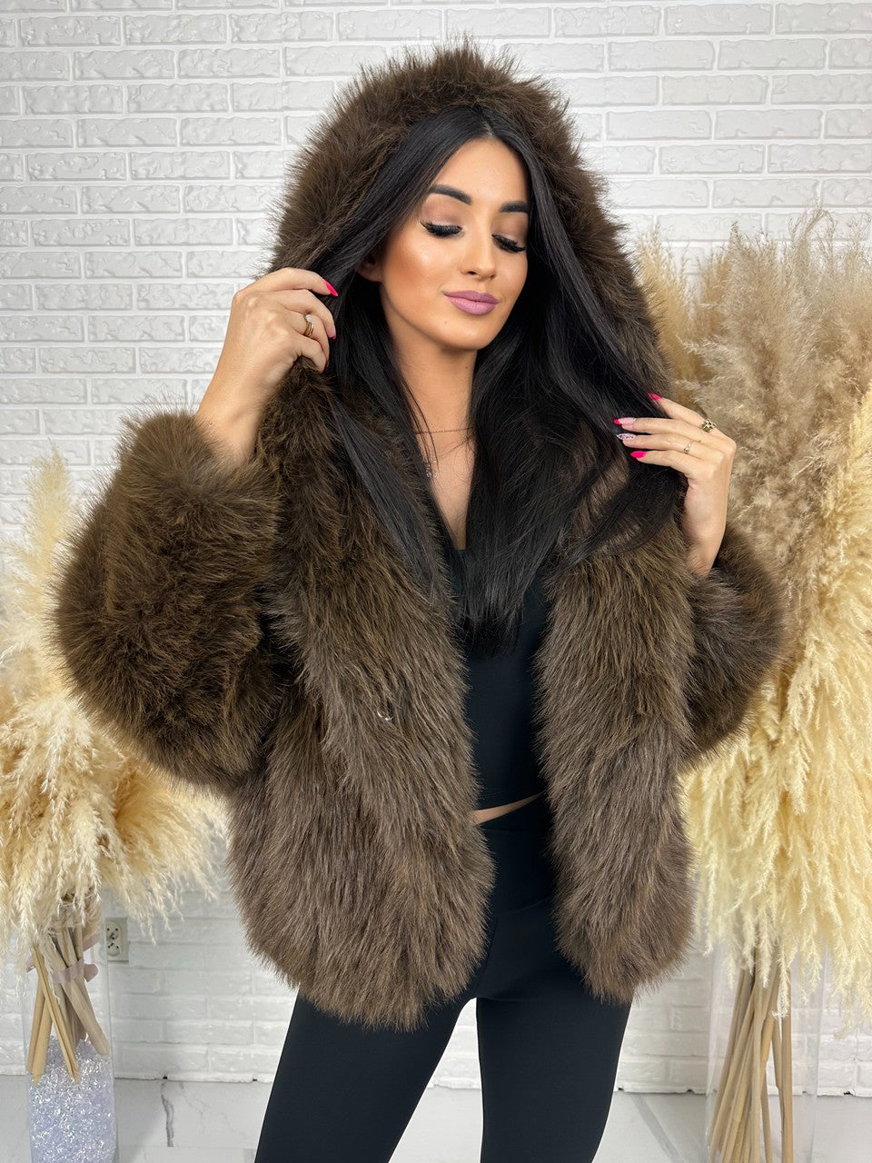 Kurtka BEAR ELEGANCE brąz