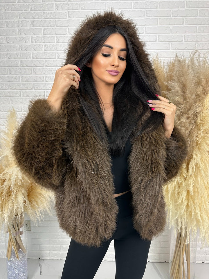 Kurtka BEAR ELEGANCE brąz