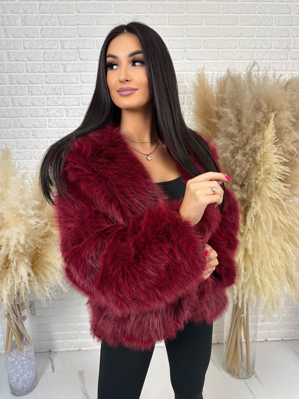 Kurtka BEAR ELEGANCE bordo
