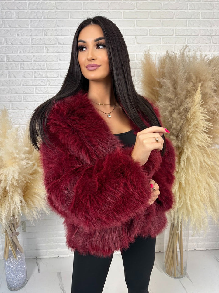 Kurtka BEAR ELEGANCE bordo