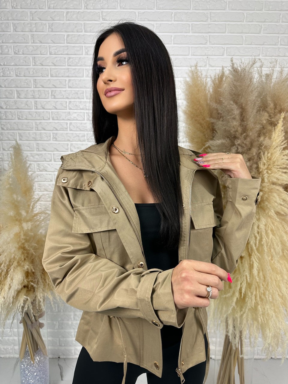 Kurtka SOWELLINA ciemny beż