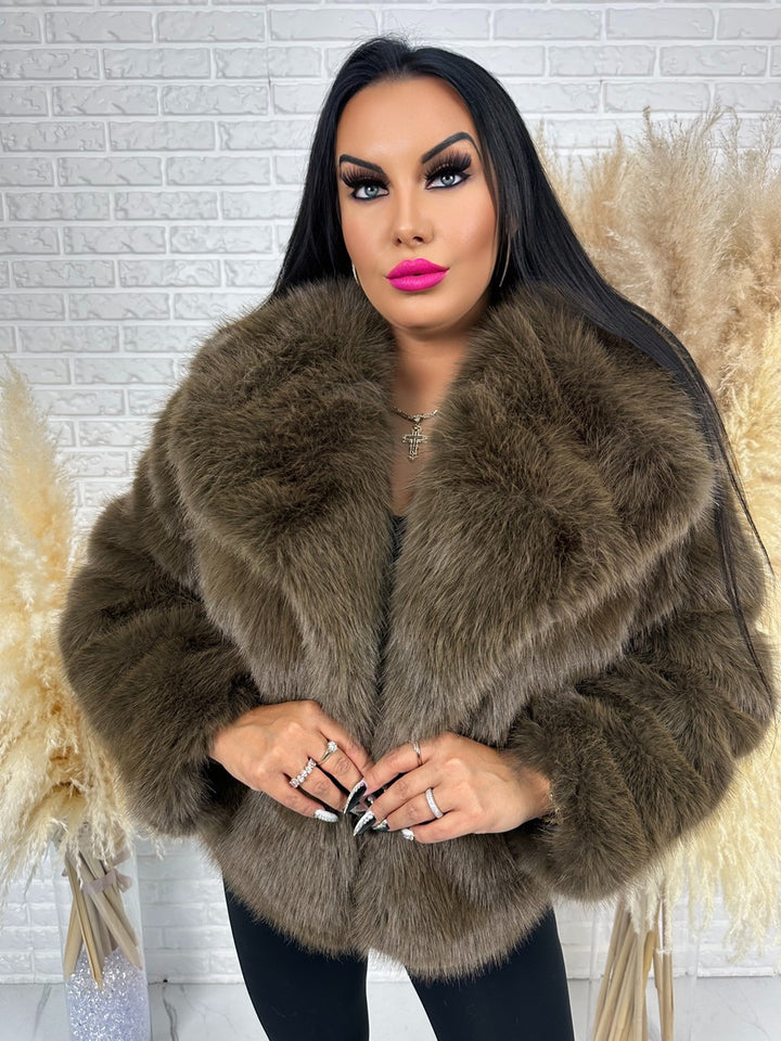Kurtka BEAR ELEGANCE brąz