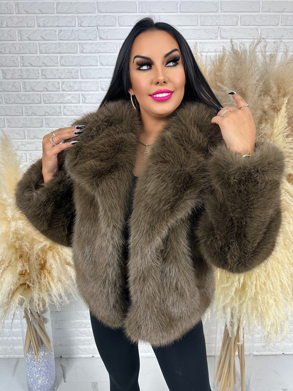 Kurtka BEAR ELEGANCE brąz