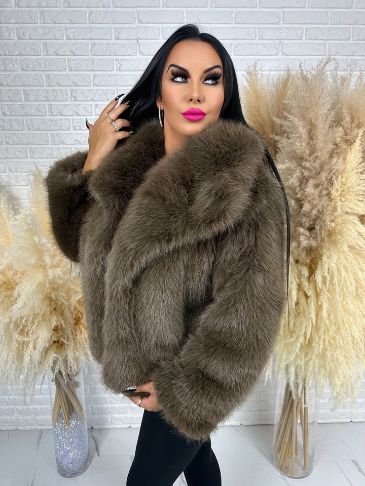Kurtka BEAR ELEGANCE brąz