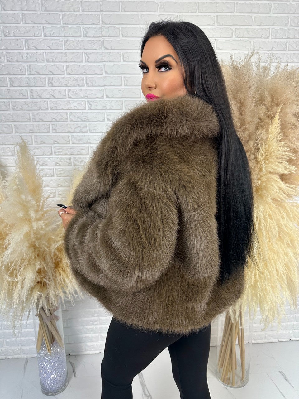 Kurtka BEAR ELEGANCE brąz