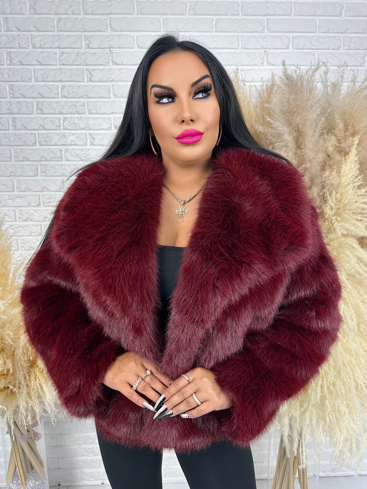 Kurtka BEAR ELEGANCE bordo