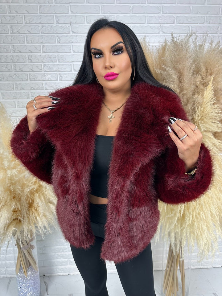 Kurtka BEAR ELEGANCE bordo