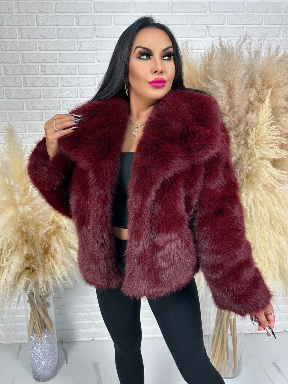 Kurtka BEAR ELEGANCE bordo