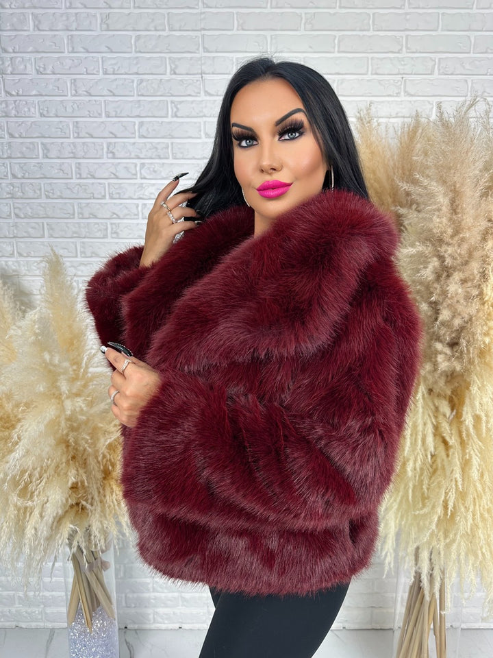 Kurtka BEAR ELEGANCE bordo