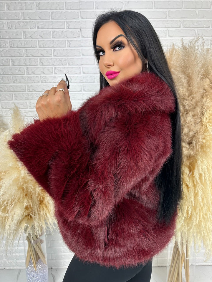 Kurtka BEAR ELEGANCE bordo