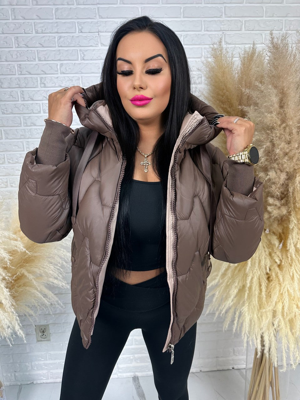 Kurtka Softrebel brązowa