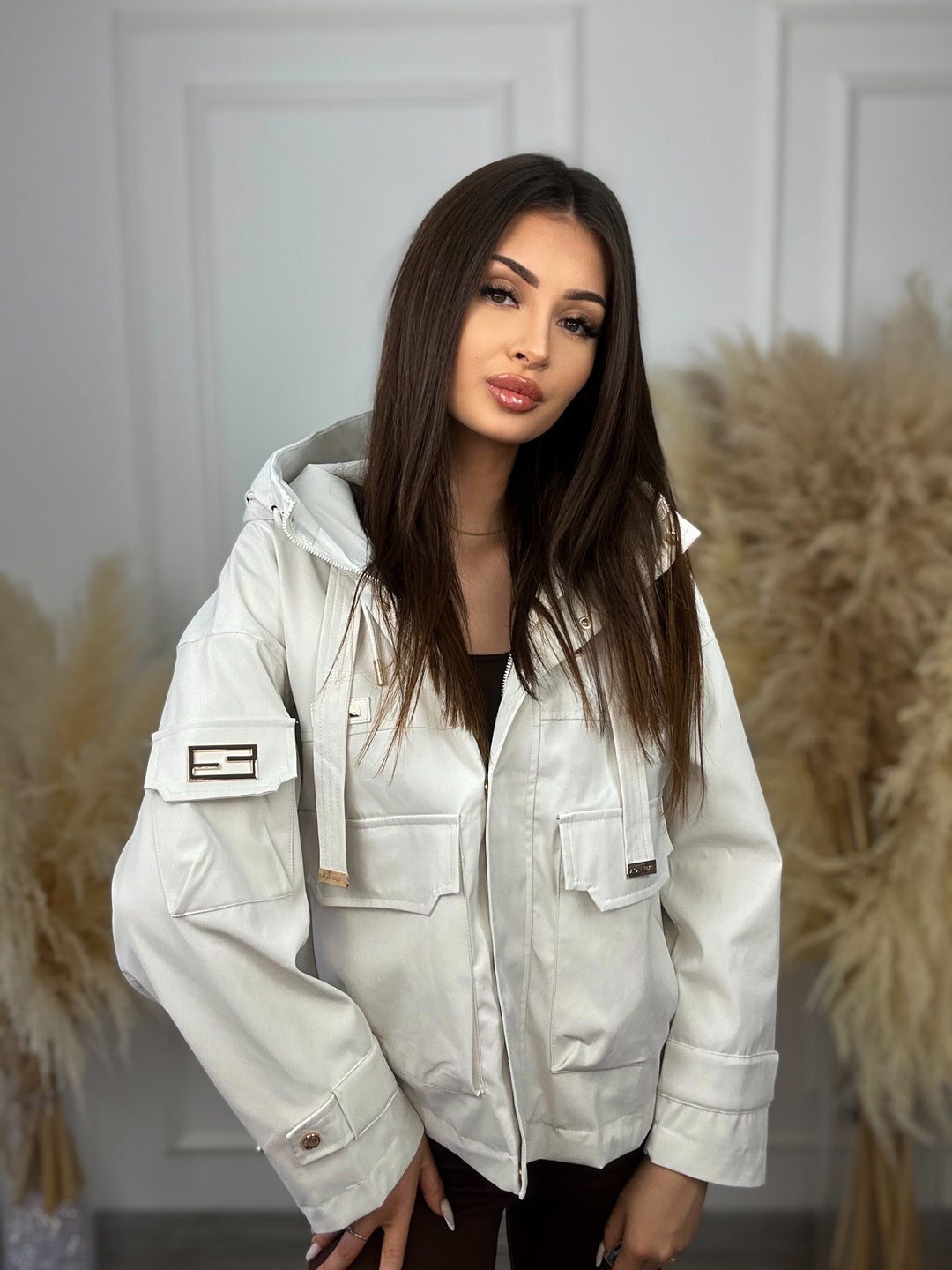 KURTKA MADDIE stylowa parka z kapturem