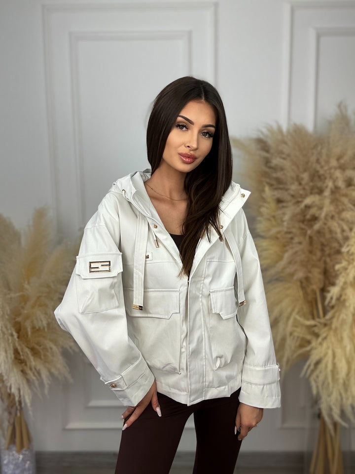 KURTKA MADDIE stylowa parka z kapturem