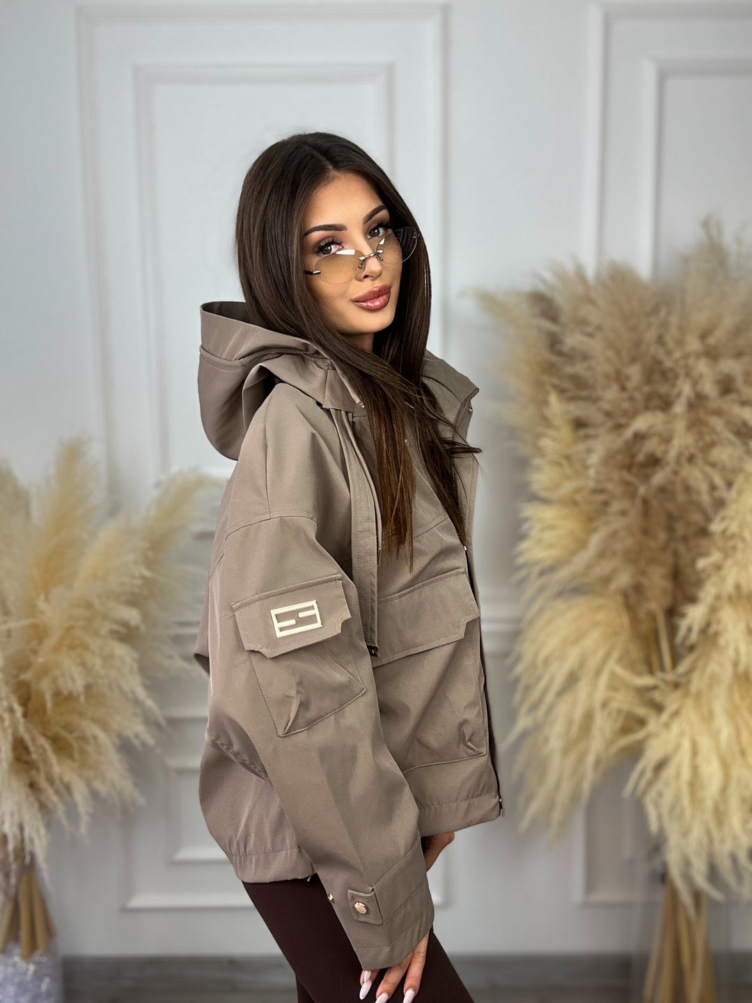 KURTKA MADDIE stylowa parka z kapturem