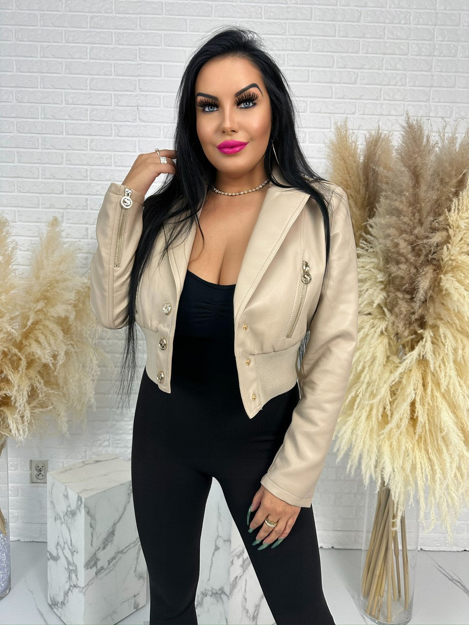 Ramoneska damska PRESTIGE beż