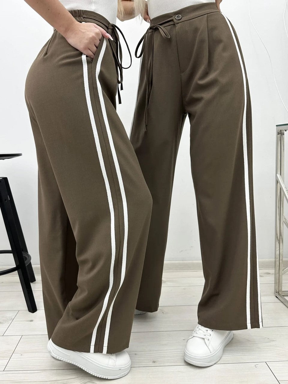 Spodnie DOMINICA czekolada