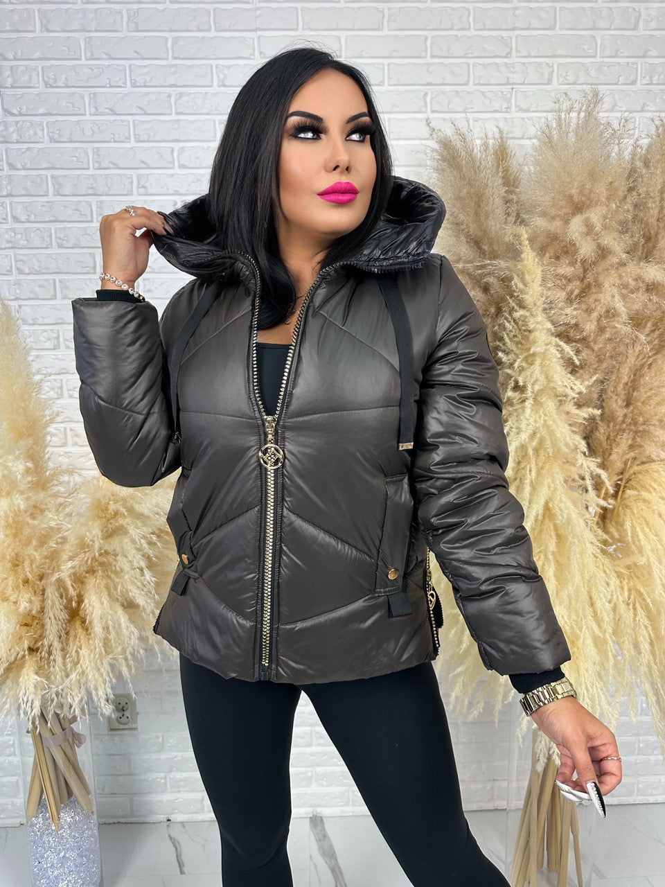 Kurtka MONA brązowa