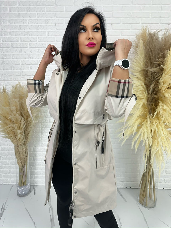 Parka Spring jasny beż