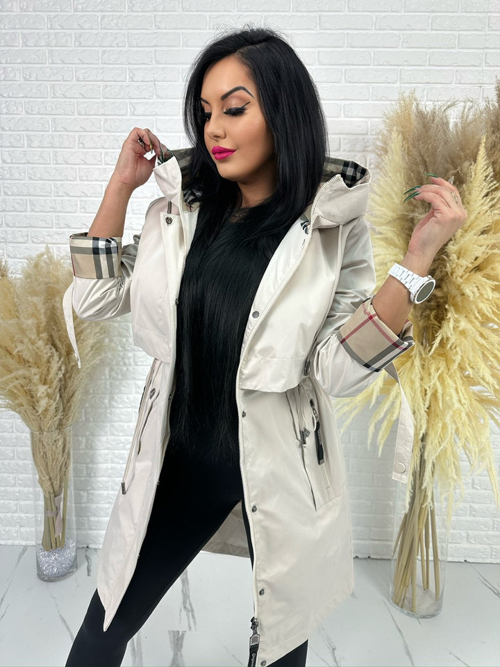 Parka Spring jasny beż