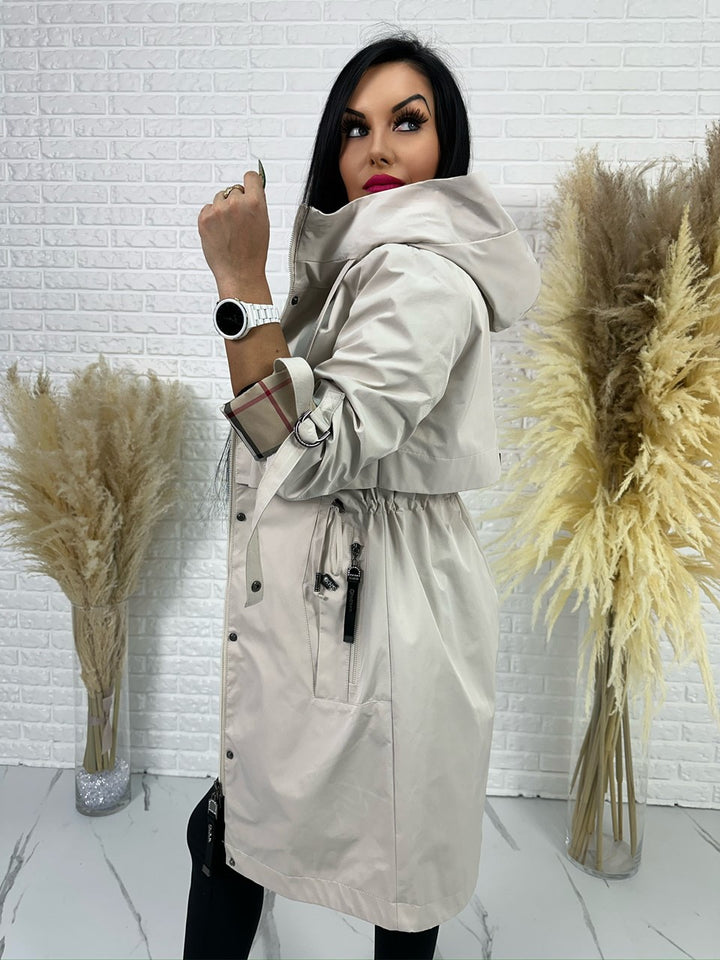 Parka Spring jasny beż