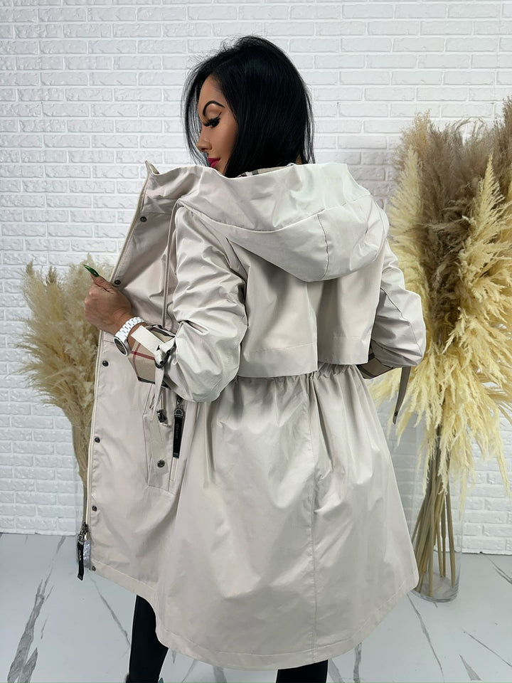 Parka Spring jasny beż