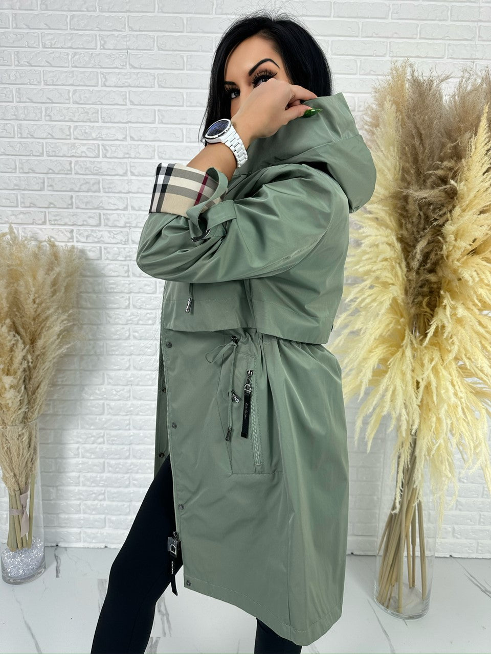 Parka Spring khaki