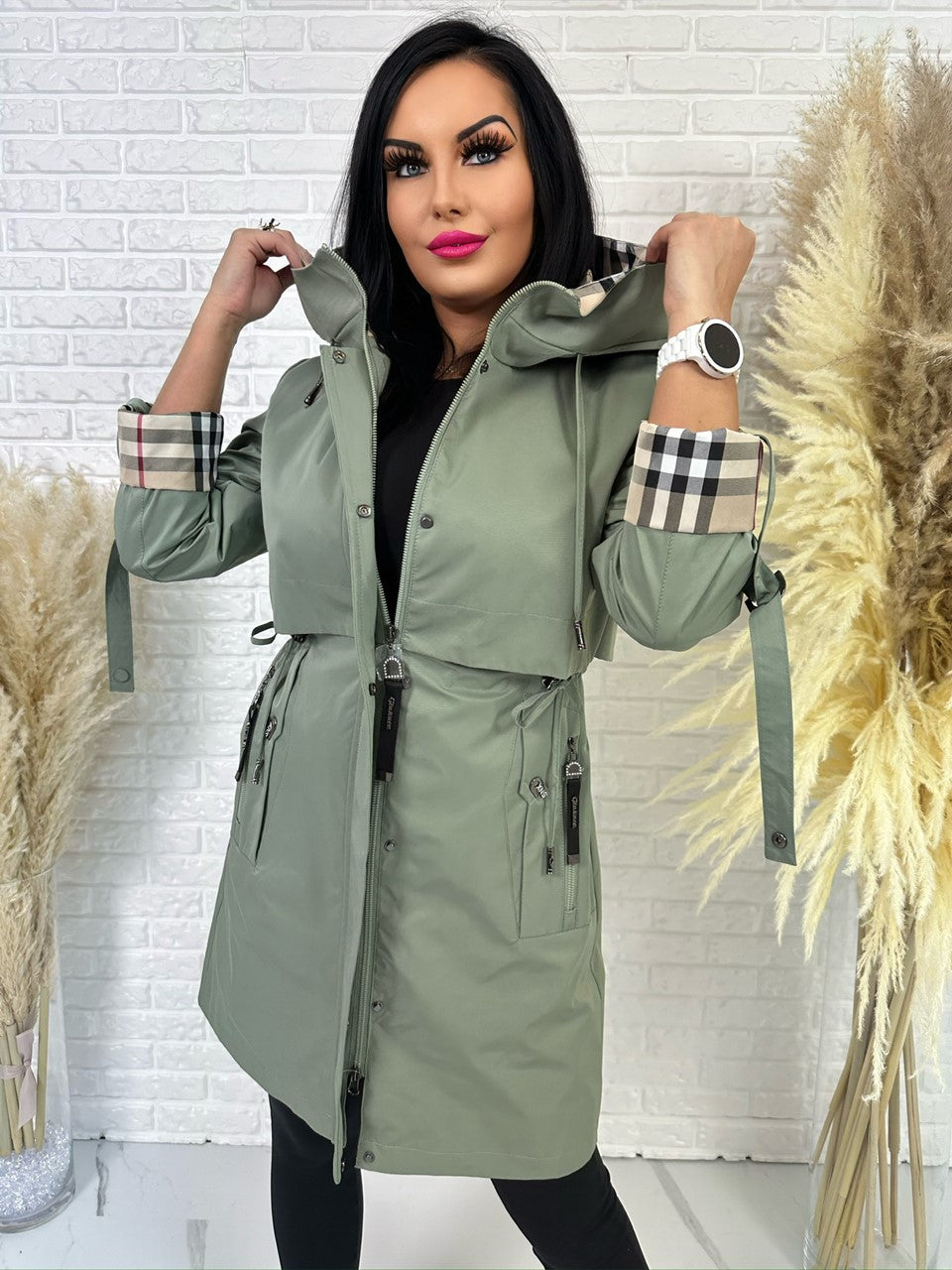 Parka Spring khaki