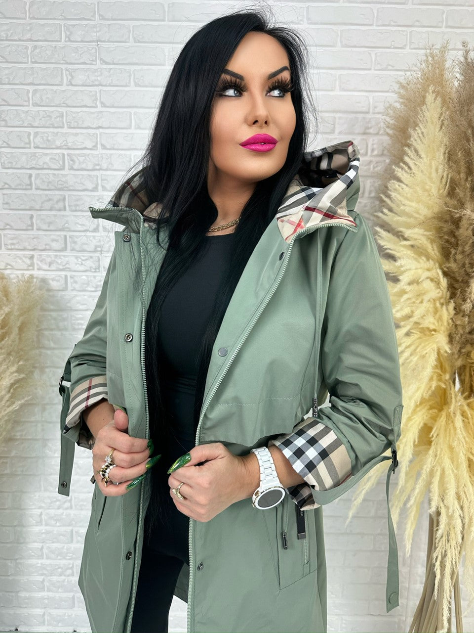 Parka Spring khaki
