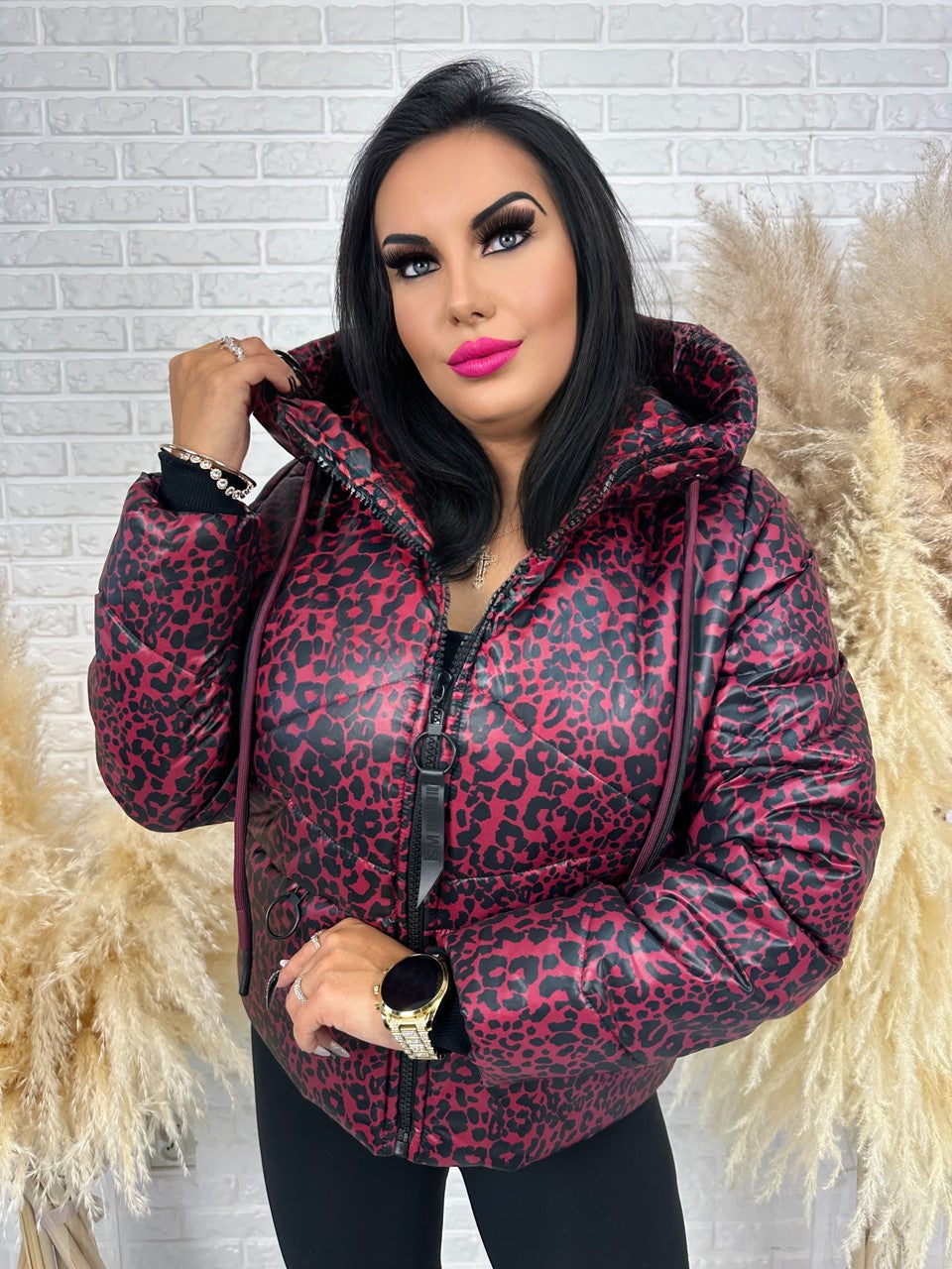 Kurtka LAURA bordo