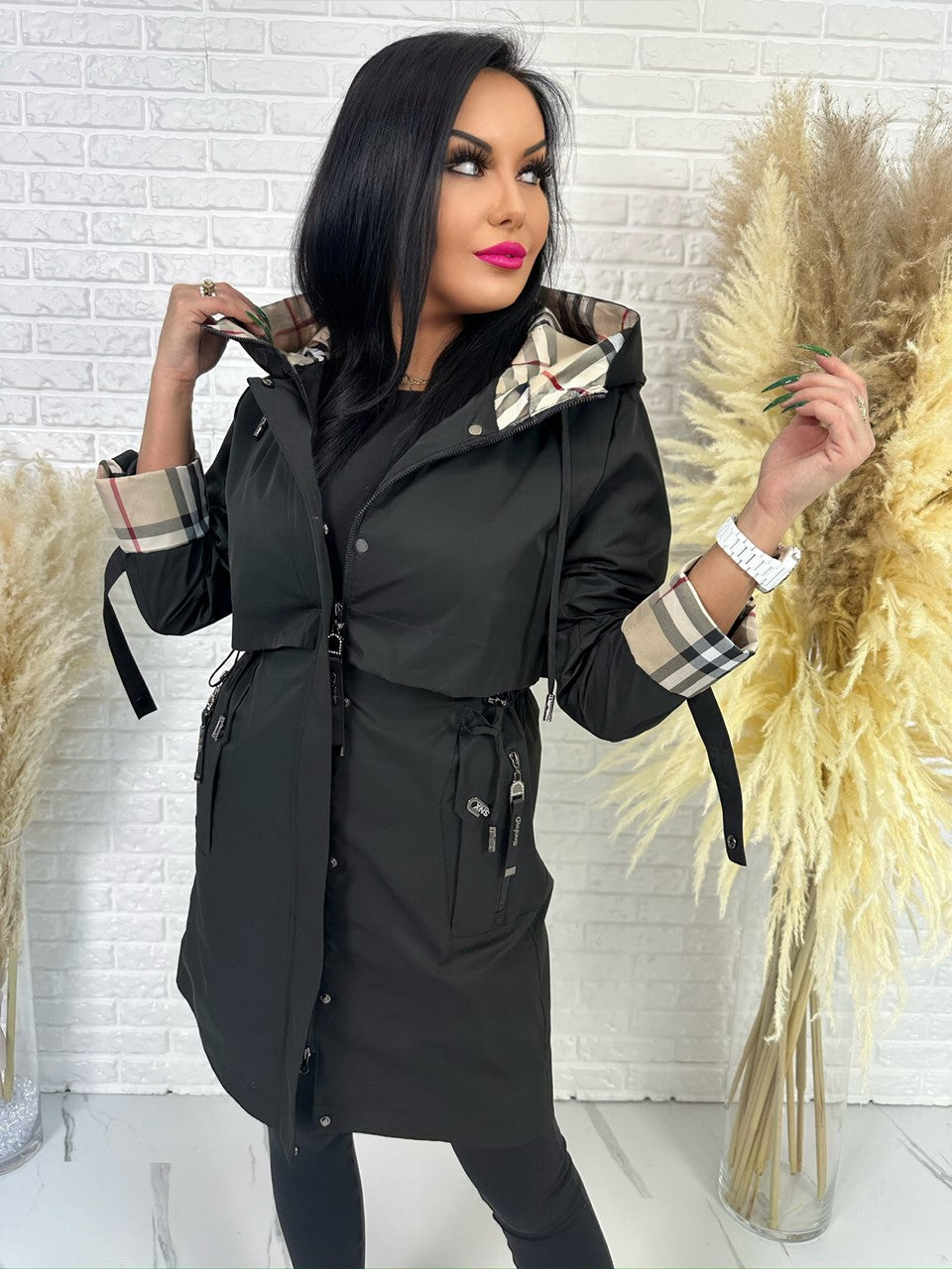 Parka Spring czarna