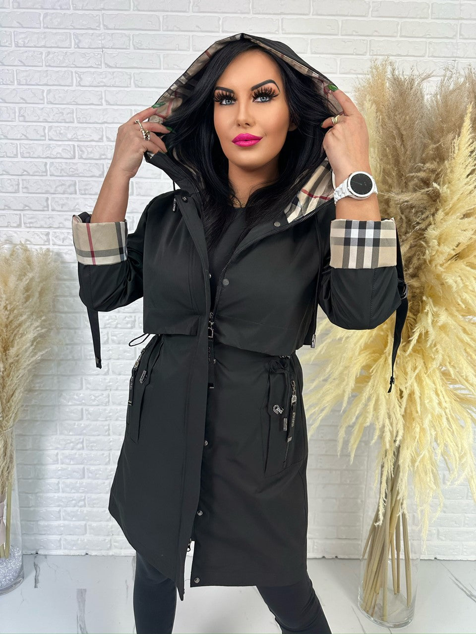 Parka Spring czarna