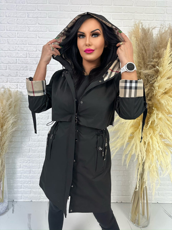 Parka Spring czarna