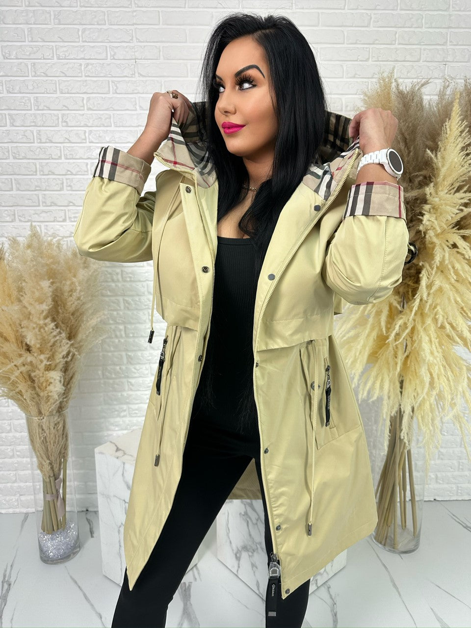 Parka Spring limonka