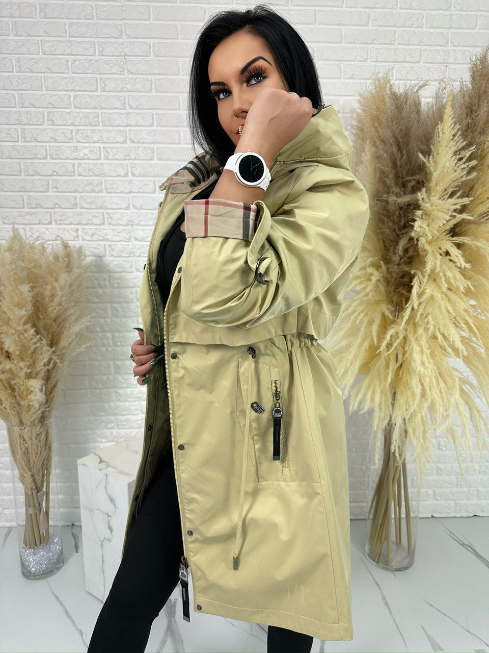 Parka Spring limonka