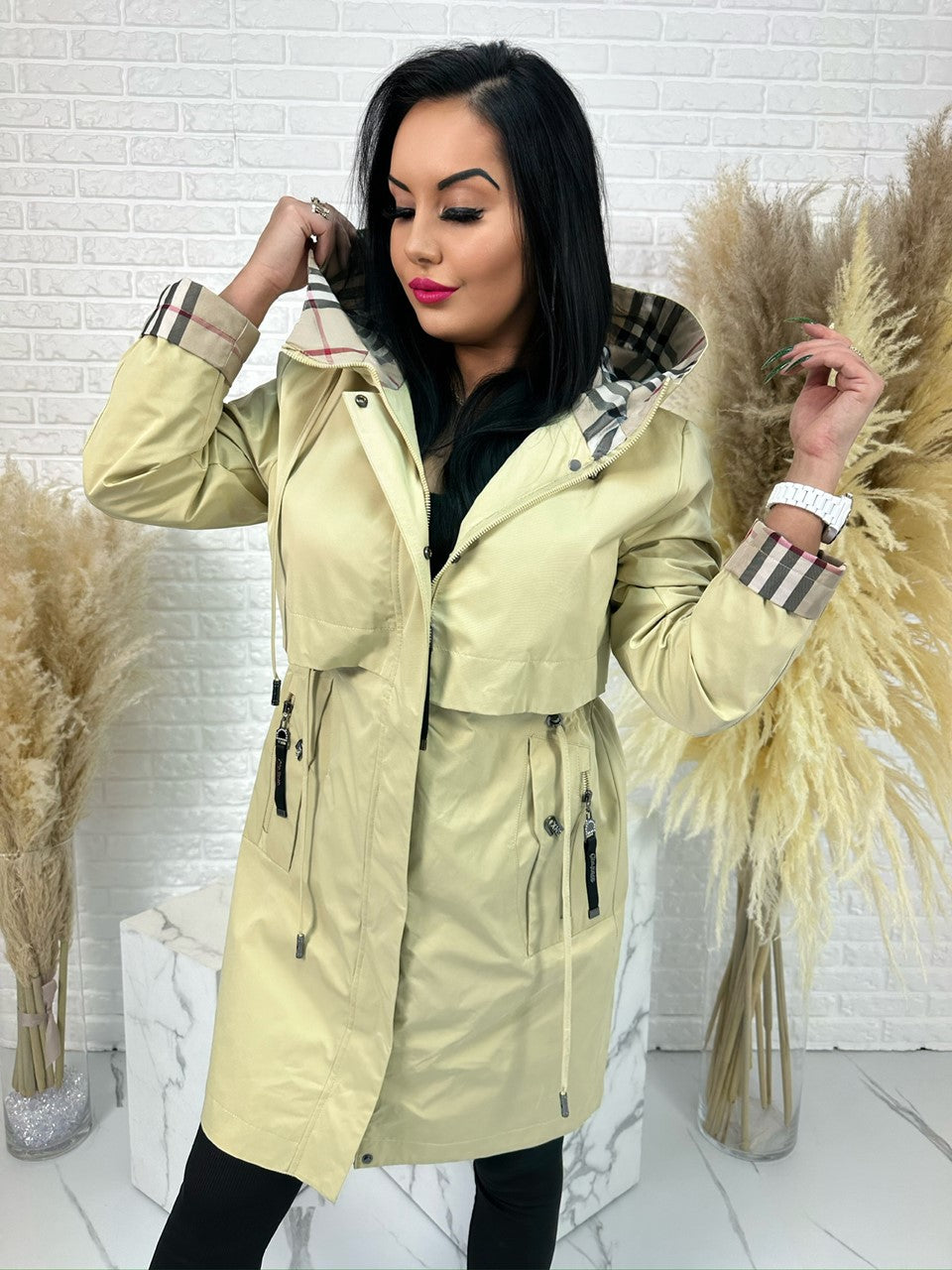 Parka Spring limonka