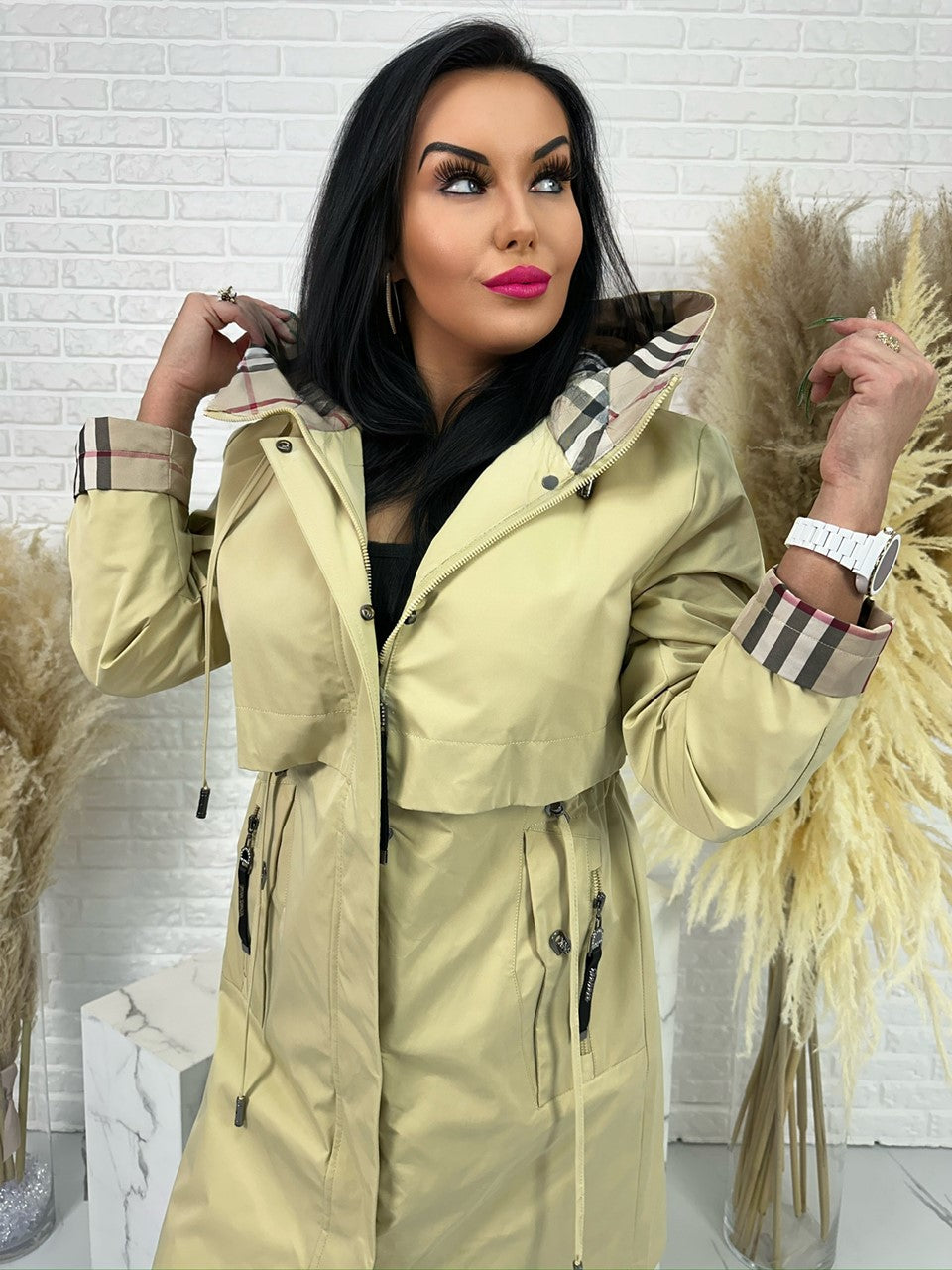 Parka Spring limonka