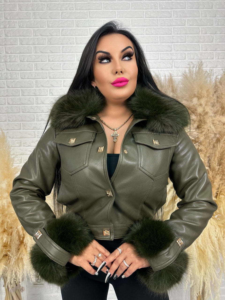 Kurtka HILMA khaki