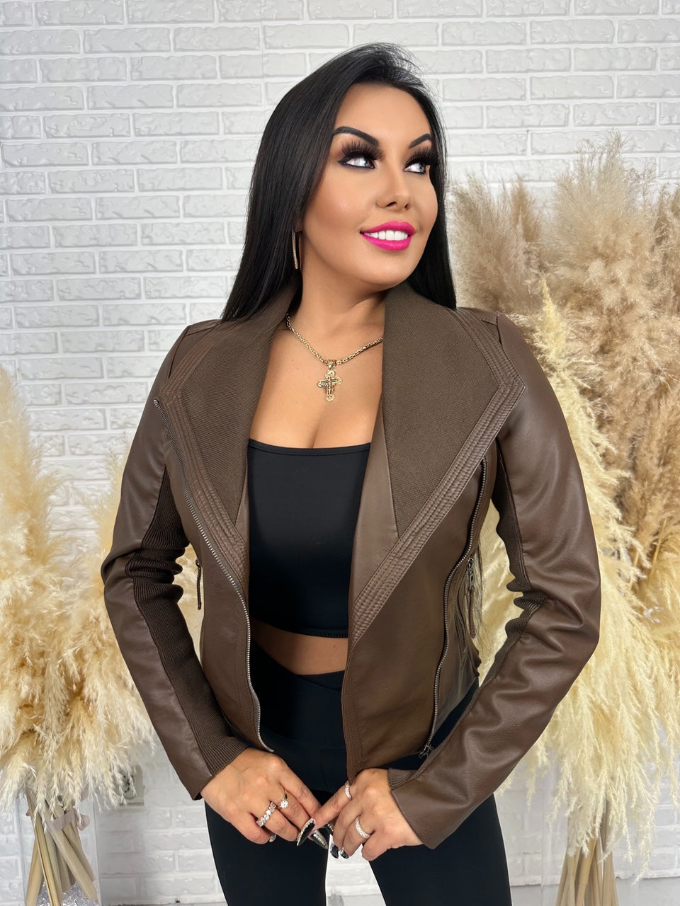 Kurtka FIT FUSION brąz