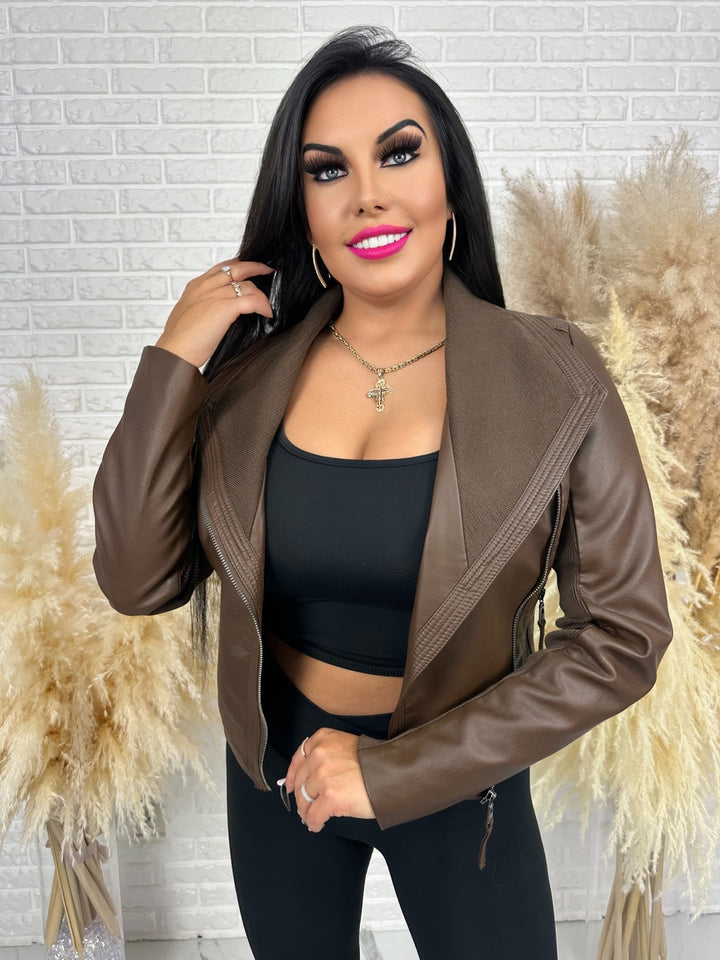 Kurtka FIT FUSION brąz