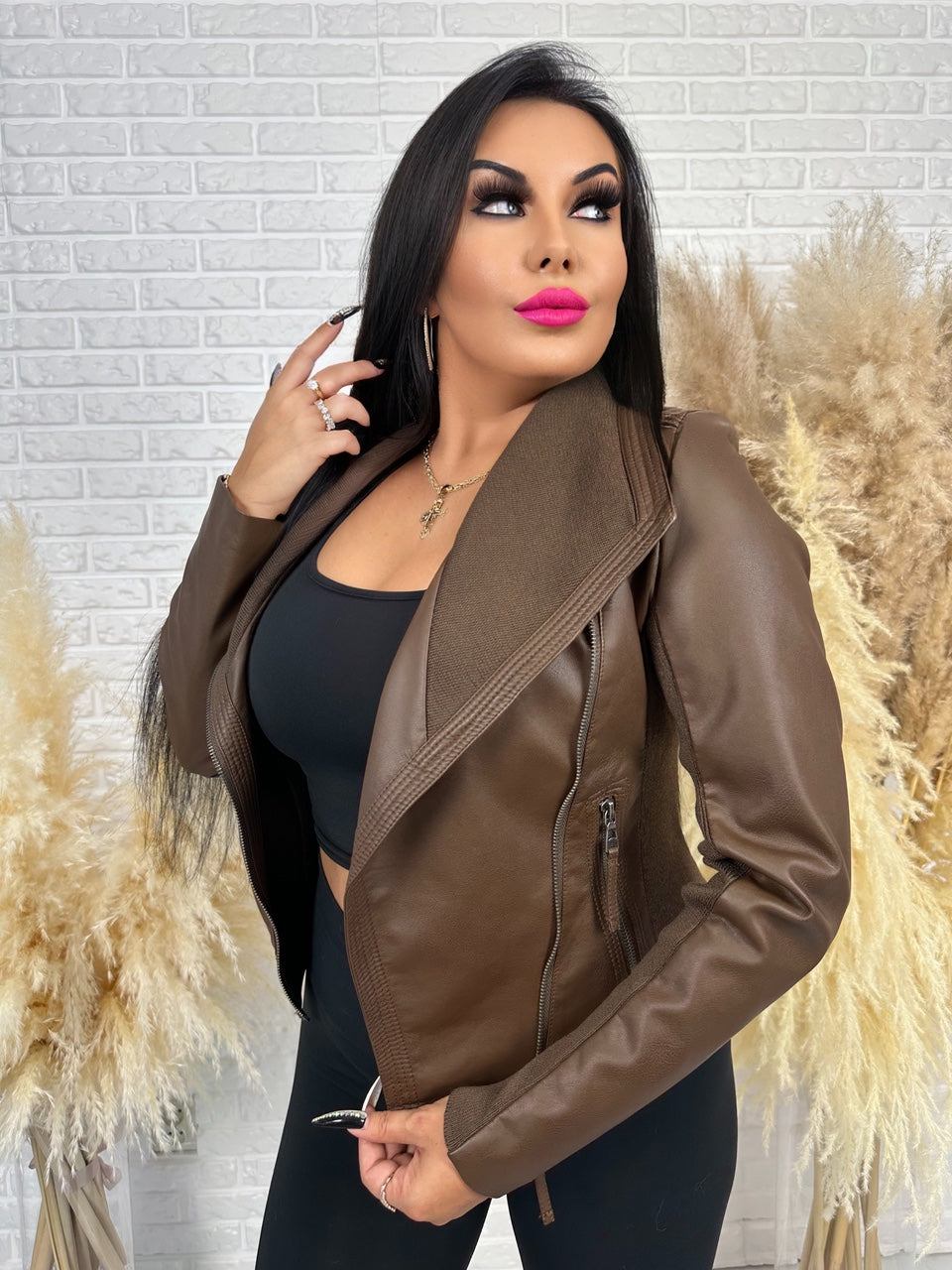 Kurtka FIT FUSION brąz