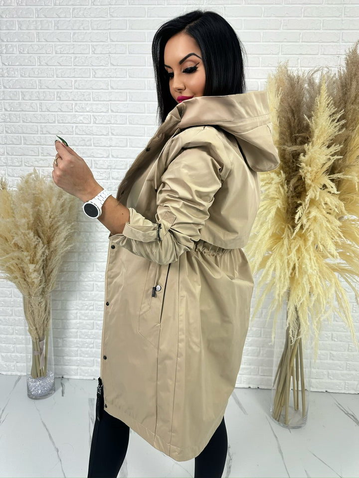 Parka damska ELEGANCE beż
