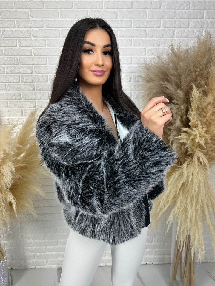 Kurtka MILLA - jesienno-zimowe futerko ekologiczne