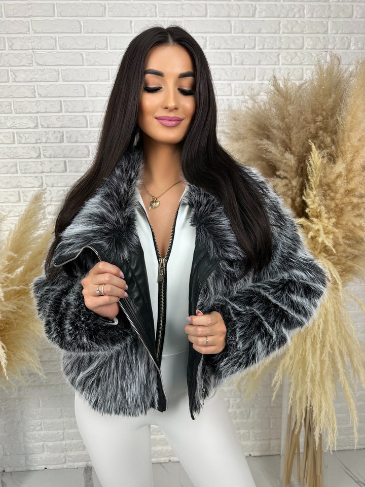 Kurtka MILLA - jesienno-zimowe futerko ekologiczne