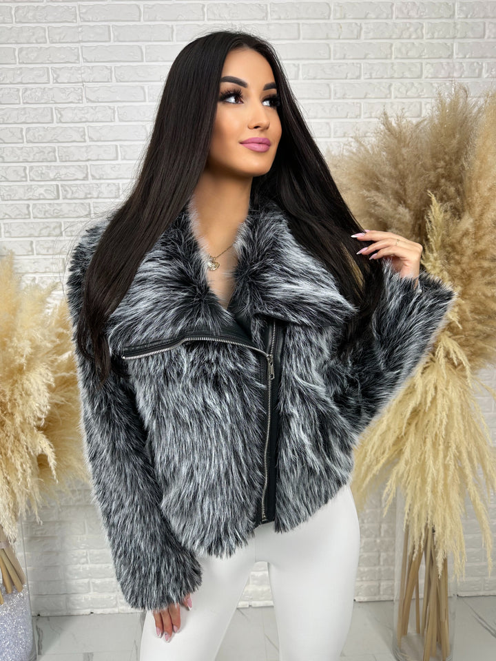 Kurtka MILLA - jesienno-zimowe futerko ekologiczne