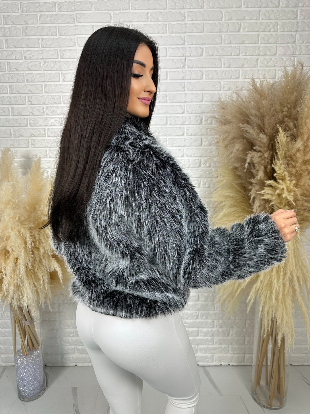 Kurtka MILLA - jesienno-zimowe futerko ekologiczne